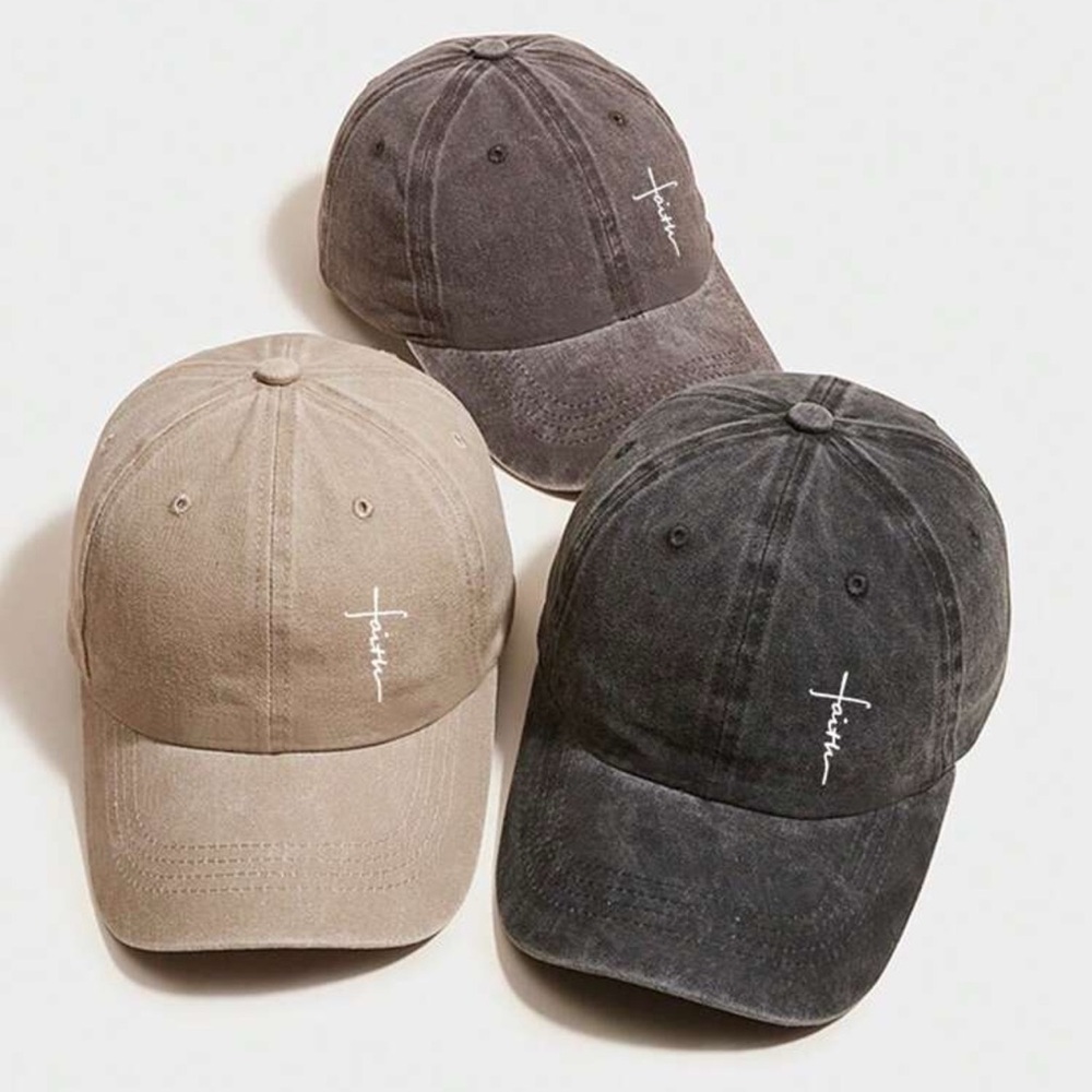 Faith Cross Printed Cap